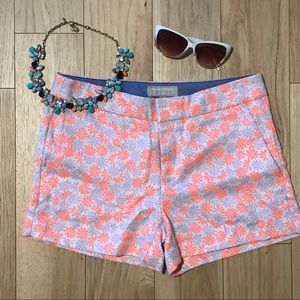 Banana Republic Floral Brocade Retro Shorts